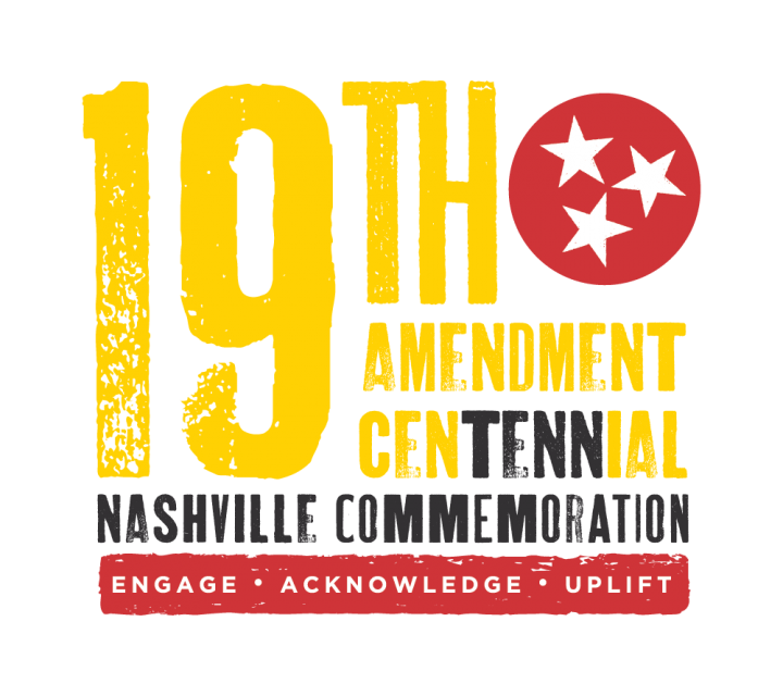 19th amendment centennial nashville commemoration logo