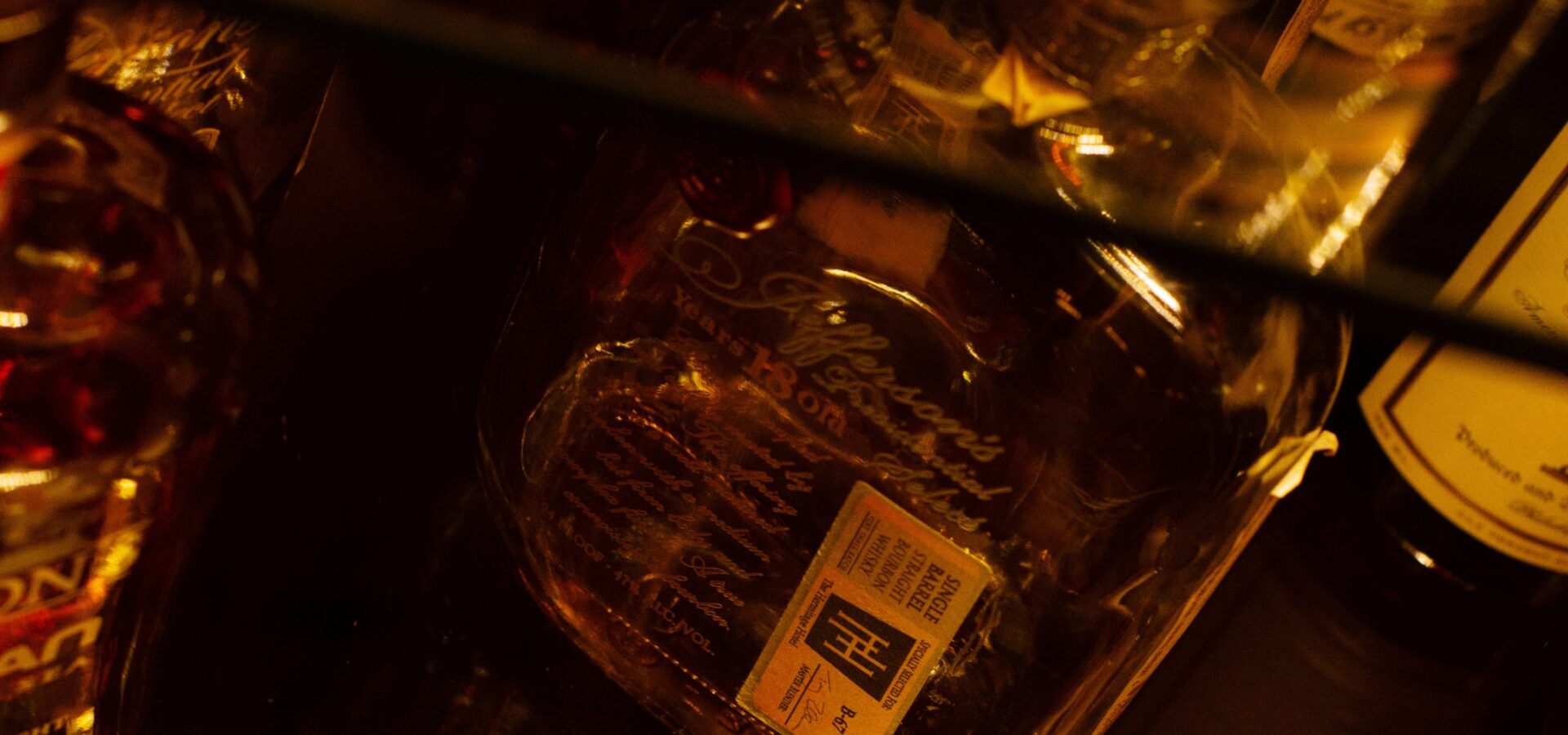 bourbon bottles